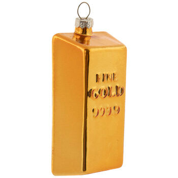 Gold Bar Ornament