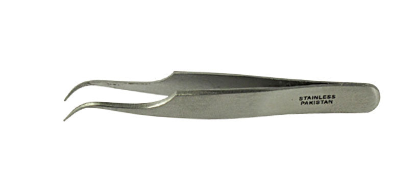3" Mini Stainless Steel Curved Tweezer