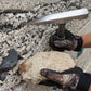 Rock Pick Hammer With Rubberized Handle