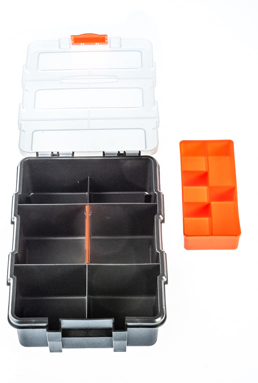 Multi-Section Plastic Storage Box