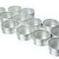 12Pc 2-1/2" Dia x 1" Aluminum Box Set in a Paper Box