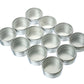 12Pc 2-1/2" Dia x 1" Aluminum Box Set in a Paper Box