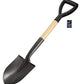 Steel Shovel with Wood Handle- Back pack sized