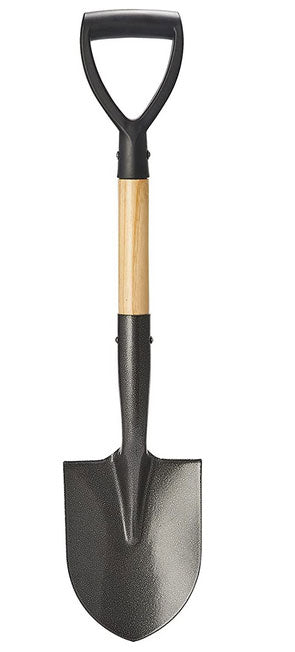 Steel Shovel with Wood Handle- Back pack sized