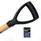Steel Shovel with Wood Handle- Back pack sized