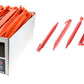 9" Orange ABS Plastic Tent T-Pegs Tent Supplies & Tent Pegs