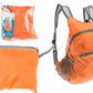Orange Collapsible Backpack, Day Pack