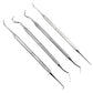 4Pc Double Ended Stainless Steel Pick Set