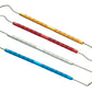 4Pc Double Ended Colored Body Pick Set