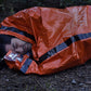 84" x 36" Orange Heavy Duty Emergency Aluminized PE Sleeping Bag