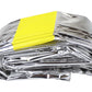 84" x 36" Emergency Sleeping Bag, 24um Thick Aluminized OPP Film
