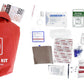100 Piece First Aid Kit Stored in a Waterproof Red Dry Sack