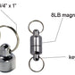8 LB Chrome Plated Break Away Fishing Net Magnets