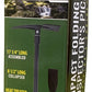 17-1/2" Compact Folding Prospector's/Camping Pick/Shovel with Carrying Case