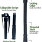 17-1/2" Compact Folding Prospector's/Camping Pick/Shovel with Carrying Case