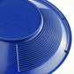 10" Blue Dual Riffle Gold Pan,3" x 1/4" Deep Riffles