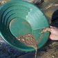 14" Green Dual Riffle Gold Pan