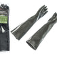 24" Black Rubber Gloves For Gold Panning