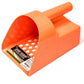 8 1/2" Orange Hand Held Plastic Sand Scoop for Metal Detectors