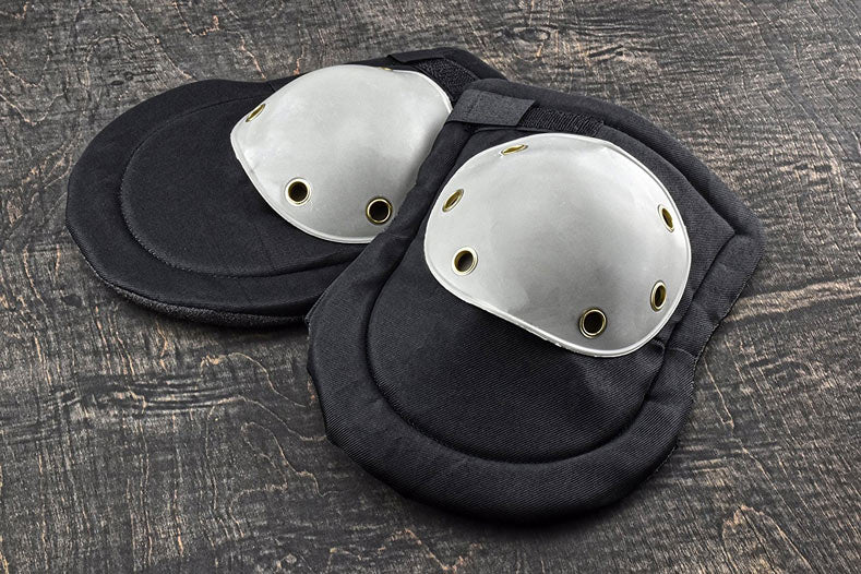 Cushioned Knee Pads With heavy duty Plastic Caps