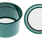 6" Green Mini Sifting Pan, 4 Holes per Square Inch