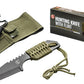 7" Hunting Knife With Fire Starter & Carrying Case,