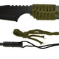 7" Hunting Knife With Fire Starter & Carrying Case,