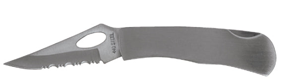3.1/8" Stainless Steel/Serrated Blade Pocket Knife