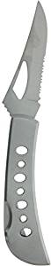 4" Stainless Steel Half Serrated Drop Point Blade Pocket Knife