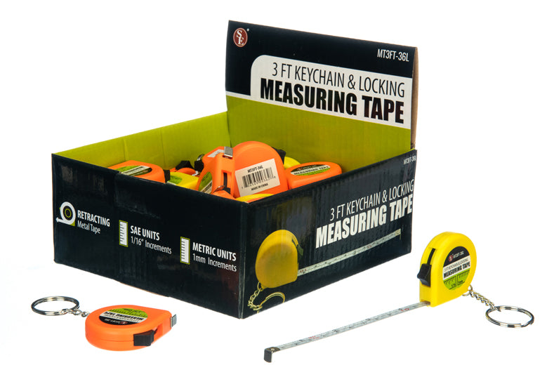 3 Ft Measuring Tape Key Chain