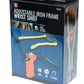 Adjustable Wrist-Brace Large Slingshot With Orange Sturdy Iron Frame Molded Grip