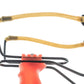Adjustable Wrist-Brace Large Slingshot With Orange Sturdy Iron Frame Molded Grip