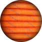 100' x 5/32" Orange with Reflective Tracer 7 Strand Paracord , Pull Strength 550 LBS