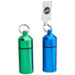 Pill Holder with Keychain, Assorted Colors(2-1/2" x 3/4")