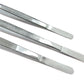 3Pc Serrated Tip Stainless Steel Tweezer Set ( 8",10" & 12") Nugget tweezers