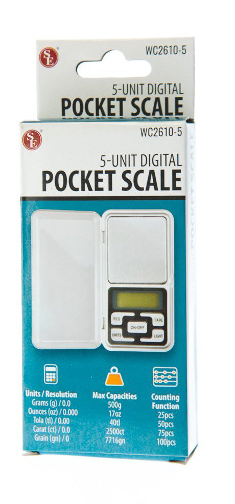 Pocket Electronic Scale, Capacity: 500grams x 0.01grams,